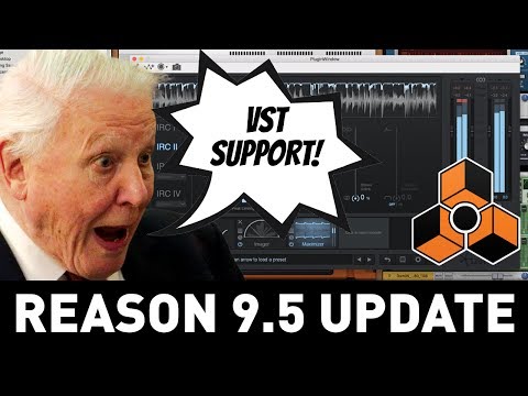 Reason 9.5 Update - VST's YAY!