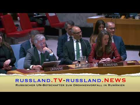 Russischer UN Botschafter zum Drohnenvorfall in Rumänien