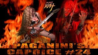 GREAT KAT JUILLIARD GRAD PAGANINI CAPRICE #24 Great Kat/Paganini-HISTORY'S GUITAR/VIOLIN VIRTUOSOS!