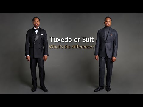 What's the Difference Between a Tuxedo and a Suit?