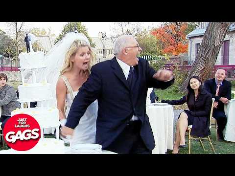 Father-In-Law Crashes The Wedding...| Just For Laughs Gags