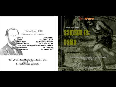 James King sings Samson et Dalila(Buenos Aries 1971)