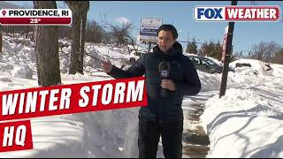 Providence, Rhode Island, Digging Out After Historic Blizzard Drops Nearly 40 Inches Of Snow