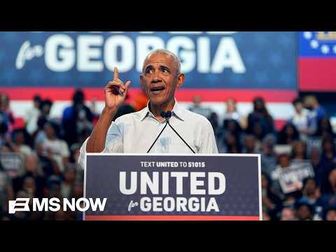 ‘Rediscover our North Star’: Obama rallies Dems in Georgia and urge voters to reclaim their power