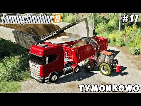 Spreading fertilizer, selling milk & silage, buying new truck | Tymonkowo | FS 19 | Timelapse #17