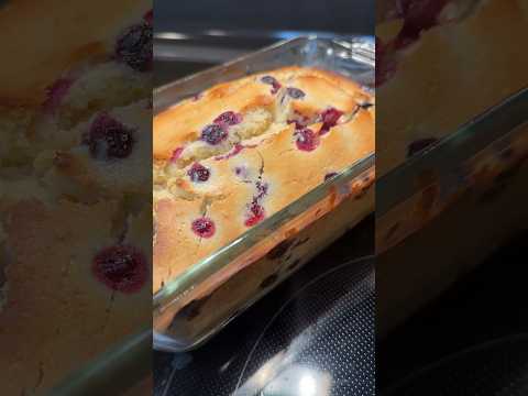 Watch Video: Lets make a lemon blueberry loaf with a lemon glaze ❤️ #dessert #lemonblueberryloaf #recipes