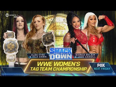 Fyre & Dawn vs Belair & Cargill - WWE Women's Tag Team Title Match (2/2): SmackDown, Aug. 2, 2024