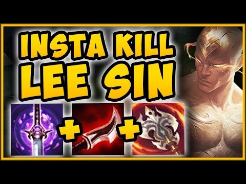 ONE LEE SIN COMBO = ONE KILL?? INSTAKILL LEE SIN IS 100% BUSTED! LEE SIN SEASON 9! League of Legends