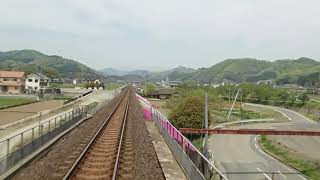 作用駅→平福(前面展望)