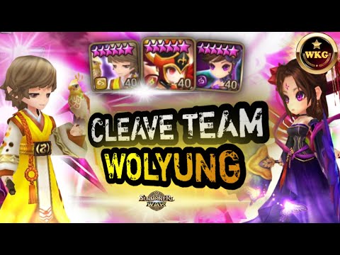 INSANE DMG PUNGBAEK COMBO WITH VANESSA AND WOLYUNG IN RTA SUMMONERS WAR