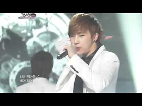 111223 INFINITE - Be Mine + Paradise @ Music Bank Christmas Special