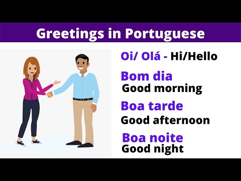 Basic Portuguese Greetings That You Should Know. Learn Portuguese.