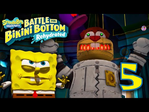 SPONGEBOB: BATTLE FOR BIKINI BOTTOM - REHYDRATED (iOS) Part 5 - Poseidome/Sandy's Treedome