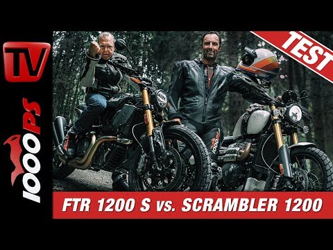 Die Außenseiter Indian FTR 1200 S und Triumph Scrambler 1200 XE im Test