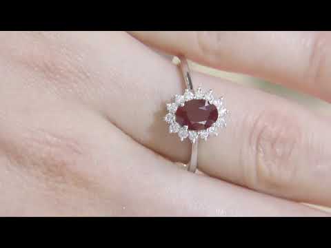 GR038 Gemstone Engagement Ring