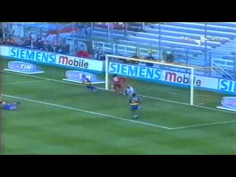 Serie A 2001-2002, day 10 Parma - Perugia 2-1 (2 Di Vaio, Vryzas)