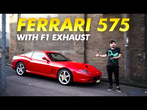 NEW F1 EXHAUST FOR MY FERRARI 575 MANUAL | 4K
