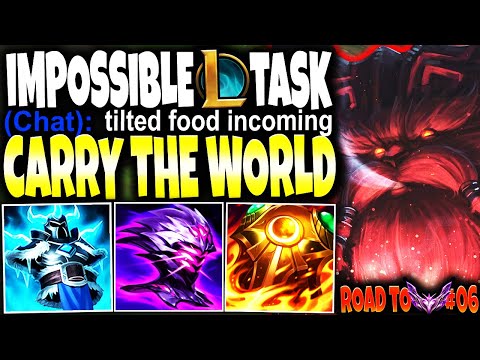 Riot gave me an Impossible task: CARRY ALL with IMMORTAL ORNN ~ Immortal Series - Road to Master #06