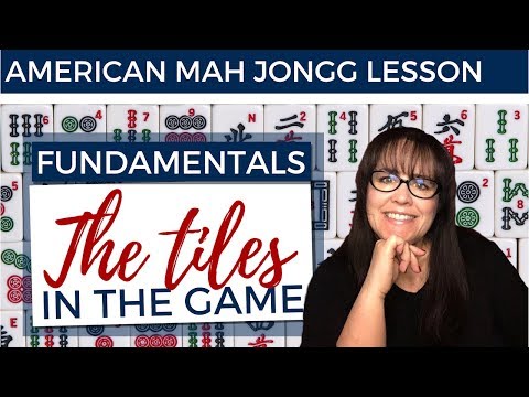 American Mah Jongg Lesson Fundamentals 2 The Tiles (mock card)