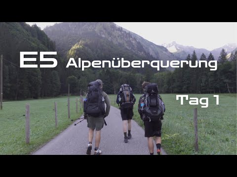 E5 Alpenüberquerung Oberstdorf - Meran, Tag 1: Der perfekte Start, Ironie aus.