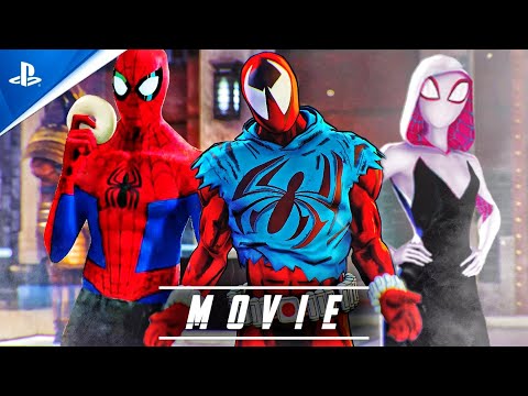 NEW ATSV Scarlet Spider Suit FULL MOVIE Cinematic PS5 All Cutscenes & Ending - Spider-Man PC Mods