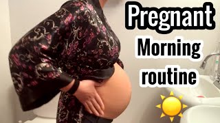 *VERY REALISTIC* PREGNANT MORNING ROUTINE | 20 weeks pregnant