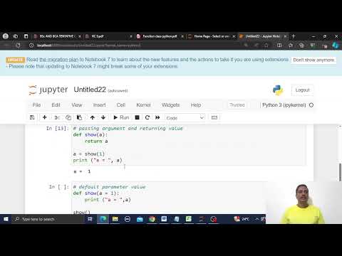 3 Function Argument And Returning Value Python