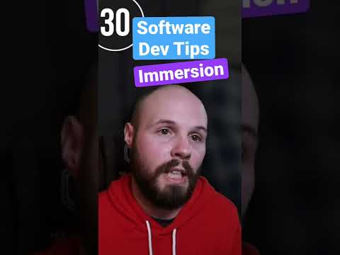 Software Dev Tips - Complete Immersion #shorts thumbnail