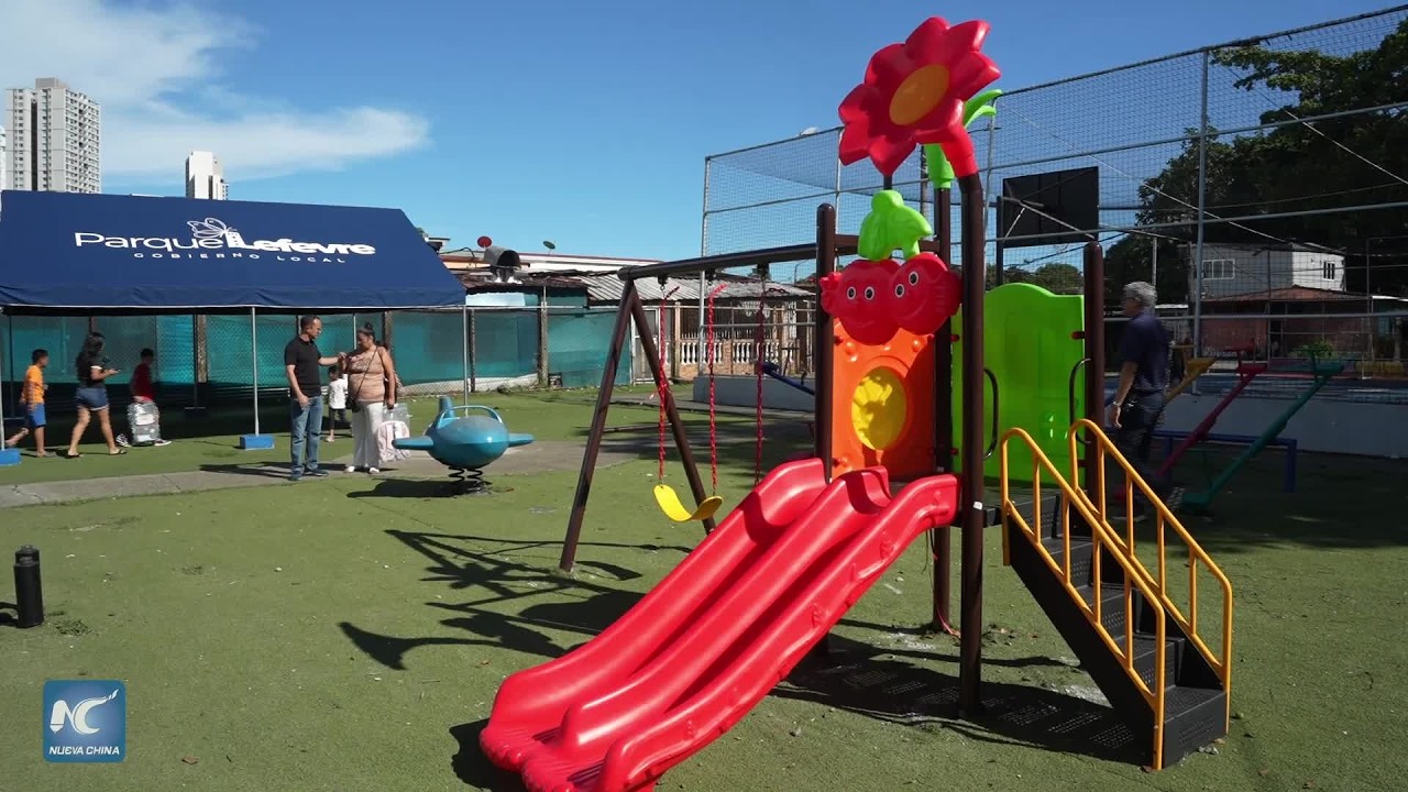 Impulsan recuperación de parques y apoyo a la niñez en comunidades de Panamá tras sismo