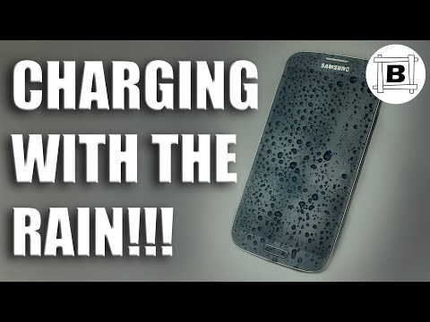 Rain Gutter POWER #4 - Charge a Smartphone With The RAIN!!!