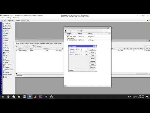 How to Configure Mikrotik DHCP and Bridge all ports
