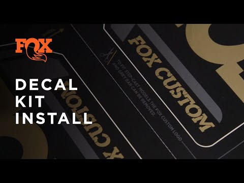 How To Install Your FOX Decal Kit | FOX