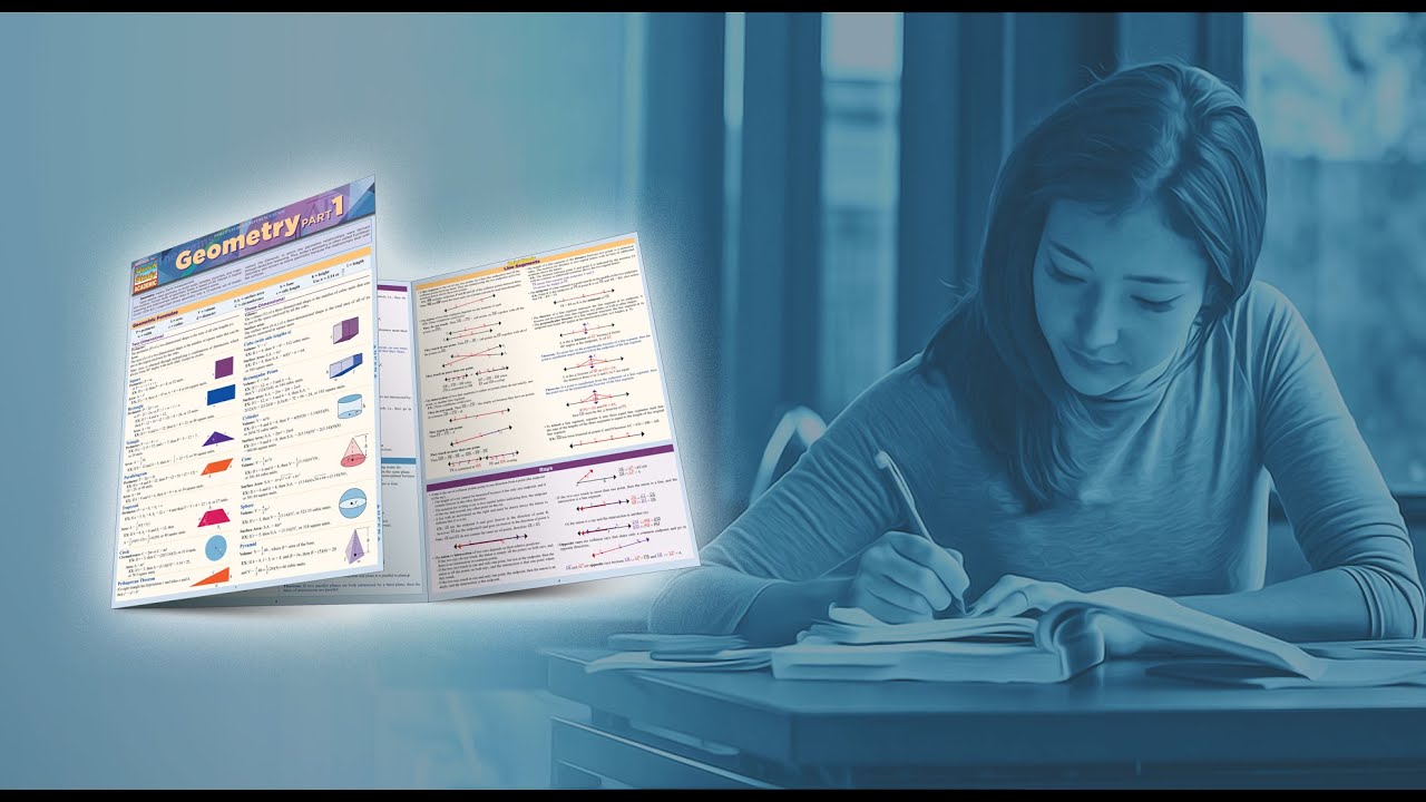 QuickStudy® Geometry Part 1 Laminated Study Guide