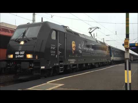 480 007 II. Rákóczi Ferenc Traxx érkezik Debrecenbe és indul Budapest-Nyugati pályaudvarra