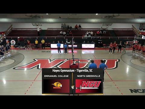 North Greenville vs. Emmanuel Highlights - NGU Women's Volleyball 2022