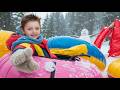 Baby Noah Sees Snow For The First Time Emotional