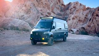 Step inside “Petra”, my new Sprinter 170 camper van!