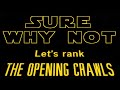 Ranking The Star Wars Opening Crawls