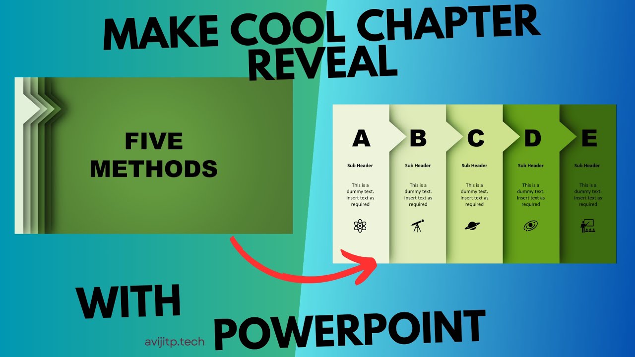 Create a Chapter Reveal Animation in PowerPoint | Step-by-Step Tutorial #powerpoint #animation
