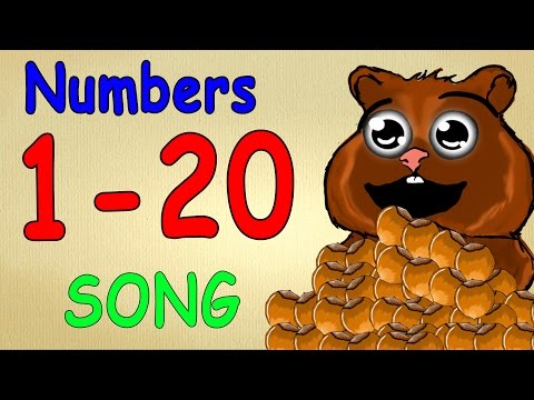 numbers song 1-20 for children - german language lessons for beginners