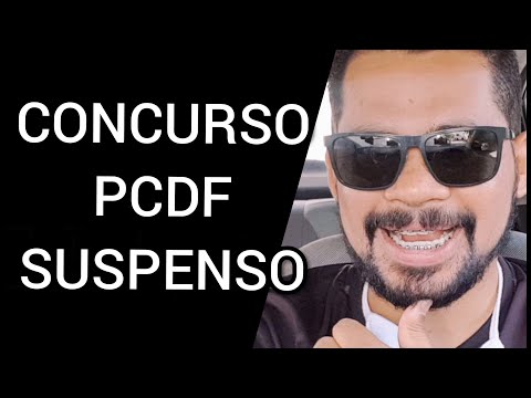 CONCURSO PCDF SUSPENSO! Eu avisei