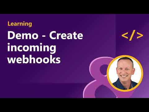 Demo Create incoming webhooks in a Microsoft Teams channel