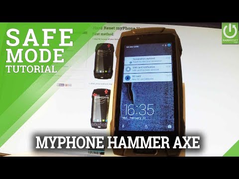 Safe Mode in myPhone Hammer Axe - Enter / Quit Safe Mode