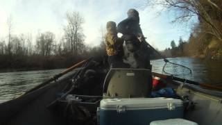 preview picture of video 'December 2014 King Salmon fishing on the Wilson River Tillamook Oregon'