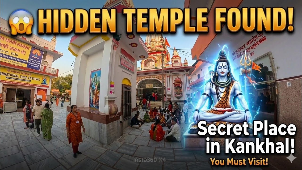 Hidden Shiva Temple in Haridwar 😱 | Secret Place in Kankhal You Must Visit!