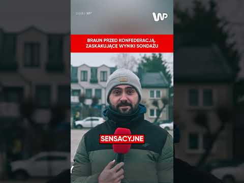 Braun przed Konfederacją. Zaskakujące wyniki sondażu #braun #polityka #polska