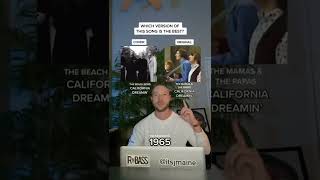 Which Version Of This Song Is The Best? “California Dreamin” Cover or Original? #shorts #cover #song