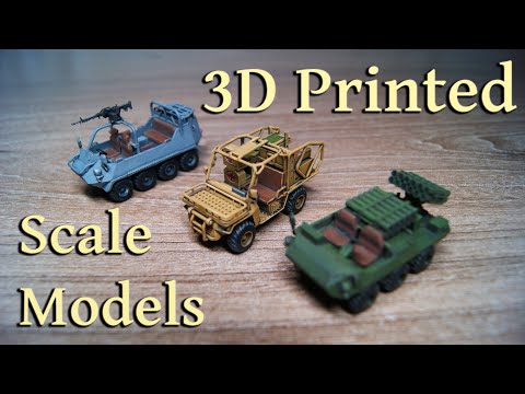 3D Printed Scale Models