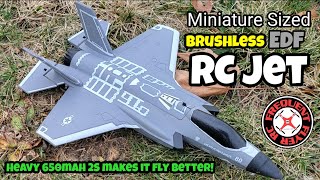 Dee RC F35 LIGHTNING II Brushless EDF flies BETTER with a heavier 650mah 2S🔥🔥
