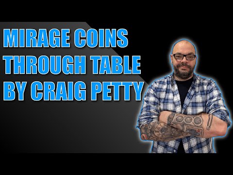 Mirage Coins Through Table by Craig Petty | From The Mirage DVD Set